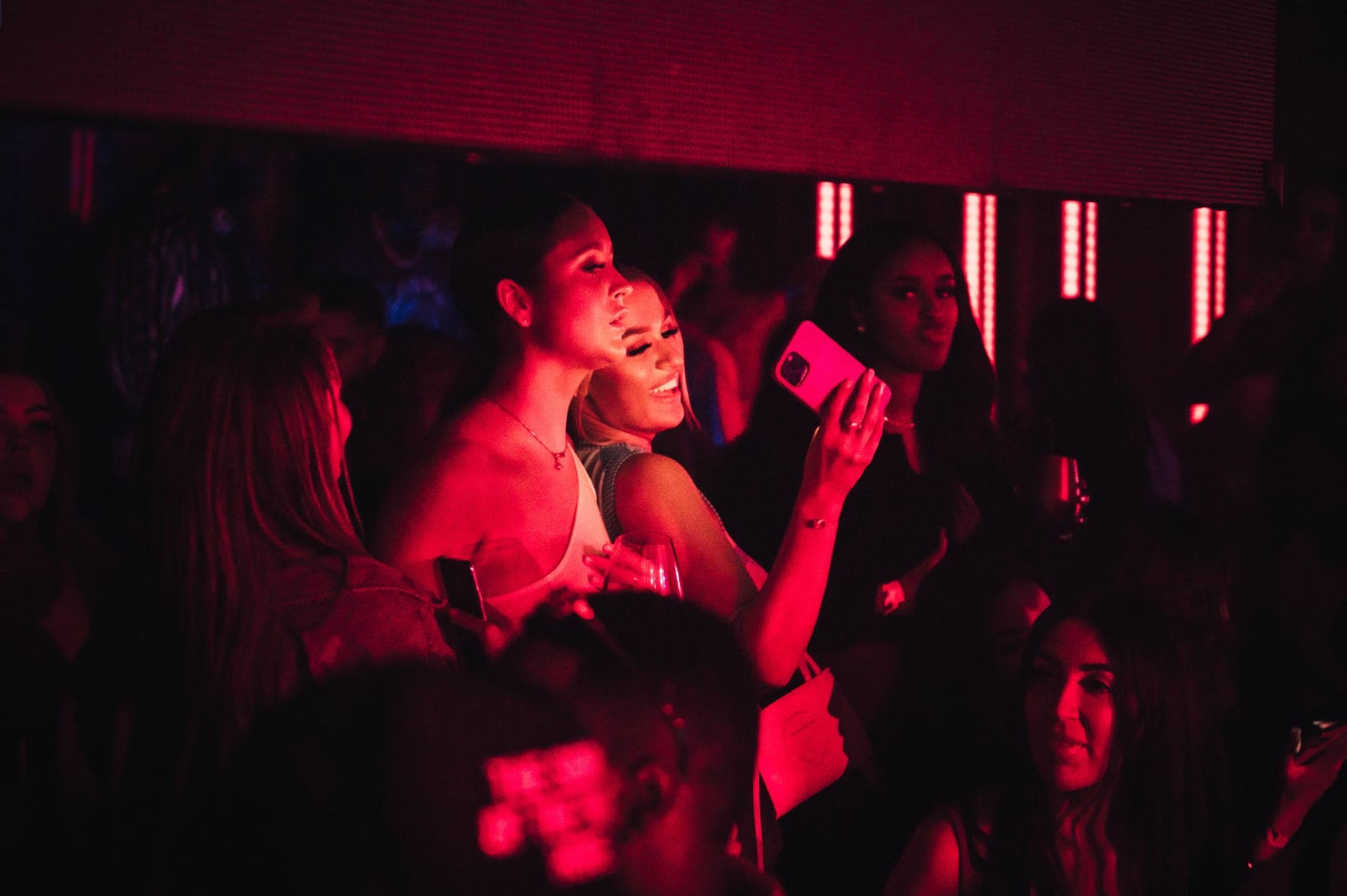 Girls Dancing Inside Tape London