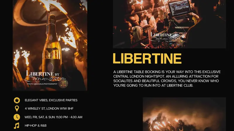 Libertine London Table Prices, Dress Code, Entry Fee, and FAQ