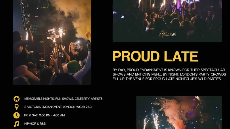 Proud Late - An Extravagant Cabaret Club Next To Covent Garden, London