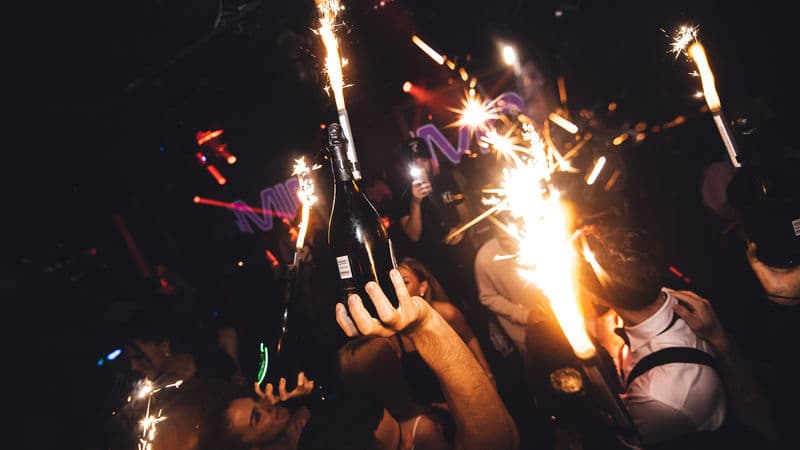 Which London Clubs Offer Birthday Cake or Champagne Shows?